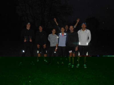 Fin de l'entraînement à "la plaine de jeux",la nuit tombée